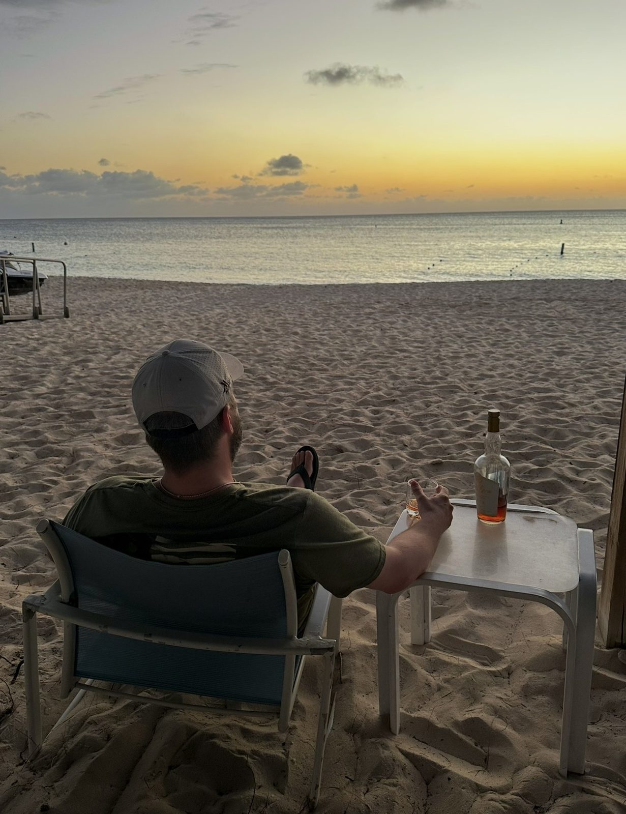 Beach sunset in Cayman
